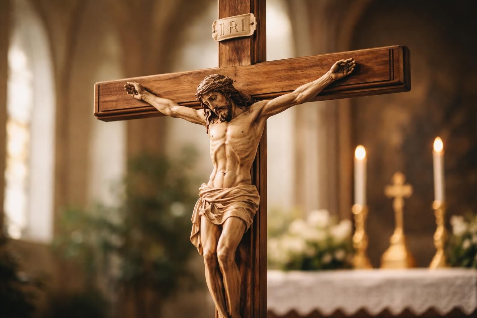 Crucifix : que signifie la présence du Christ sur la croix ?