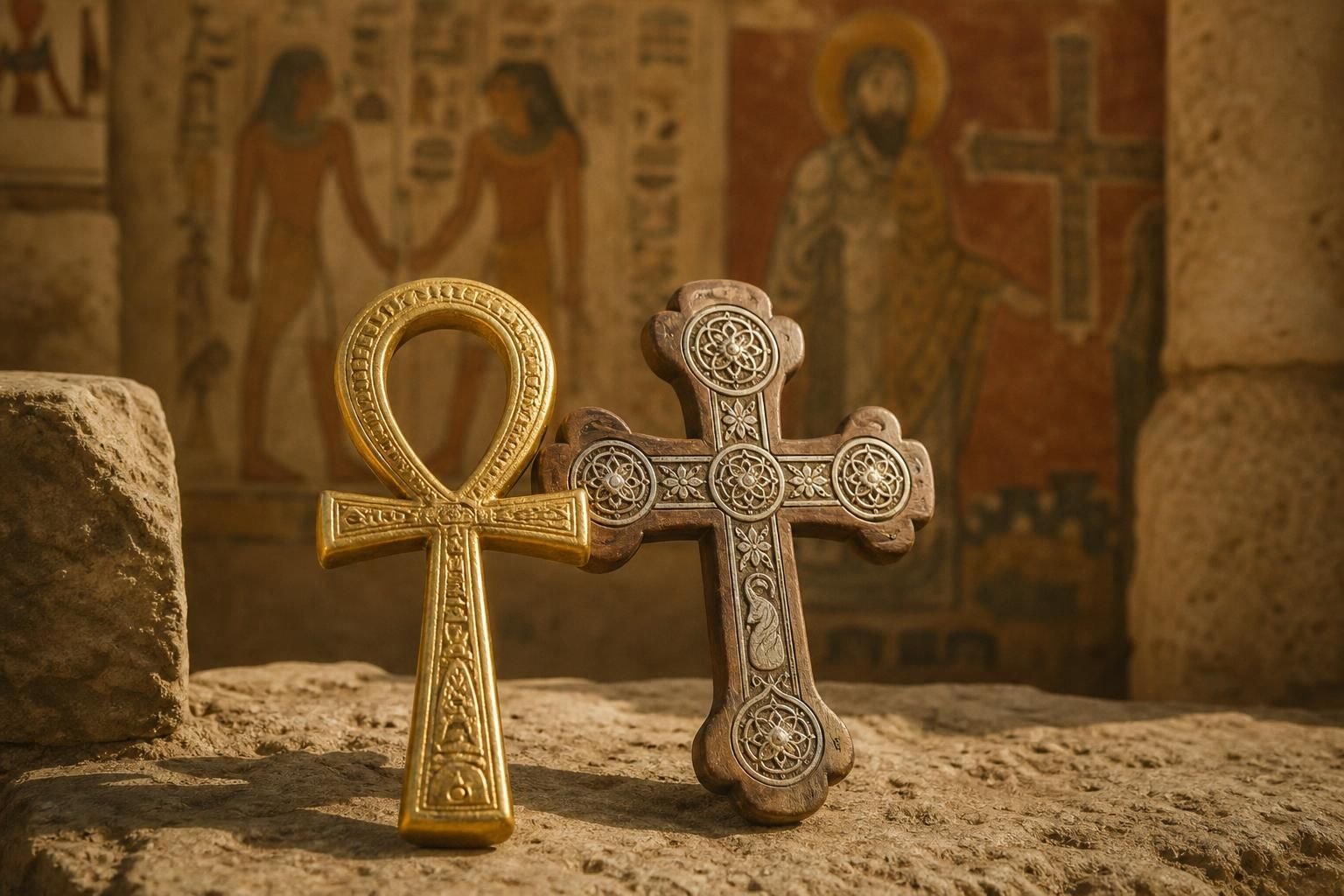 Ankh : la croix ansée entre Égypte ancienne et christianisme copte